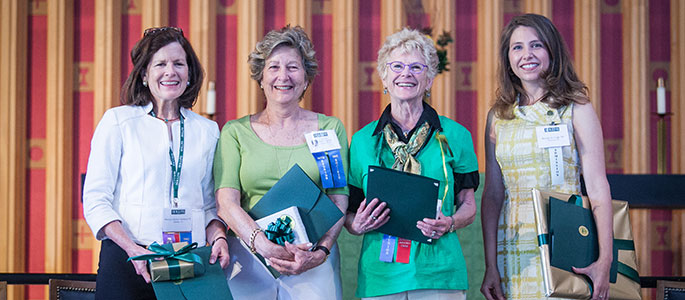 Distinguished Alumnae Award recipients
