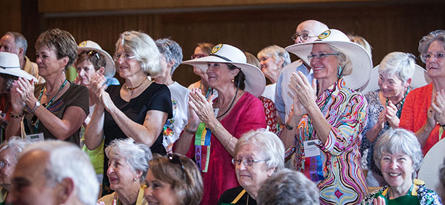 Alumnae applaud announcement at Reunion 2013