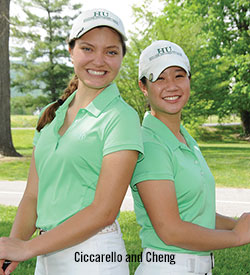 Shannon Ciccarello '17 and Elizabeth Cheng '14