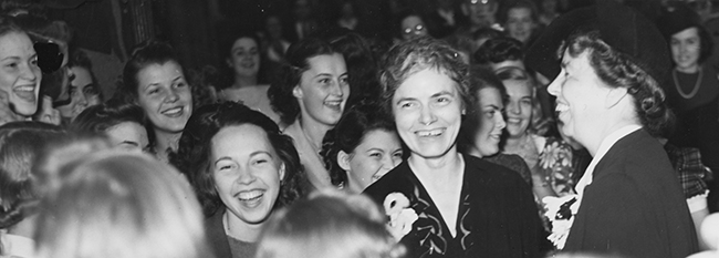 Bessie Carter Randolph with First Lady Eleanor Roosevelt