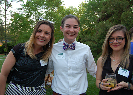 Photo of three alumnae at event in Richmond