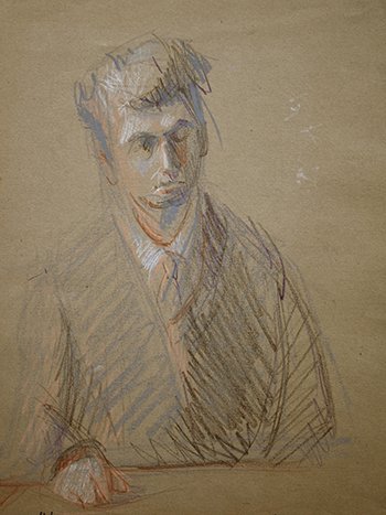 Image of sketch of Jacques Lusseryan
