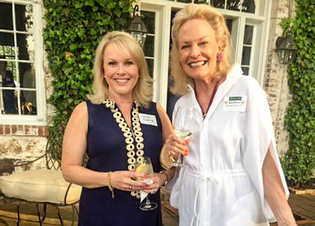 Photo of two alumnae at Charlottesville event