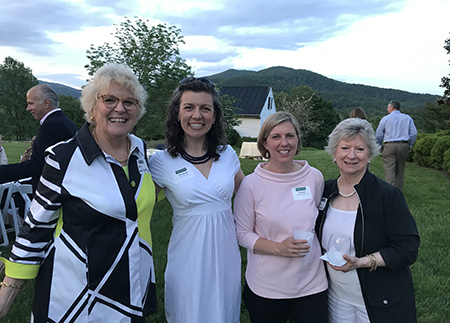 Alumnae gathered in Charlottesville