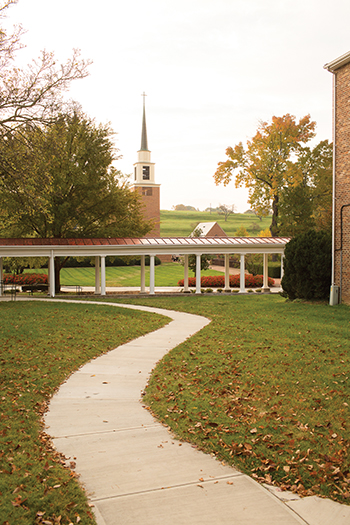 Path to chapel