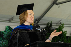 2012 Commencement speaker Elizabeth Brownless Kolmstetter '85