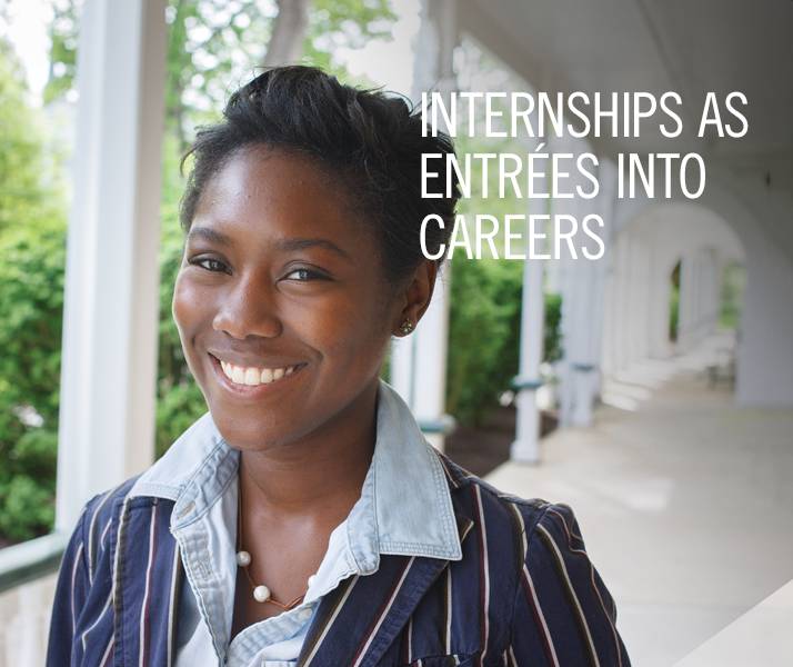 Internships as Entrees into Careers