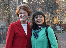 Nancy Oliver Gray and Pareena Lawrence