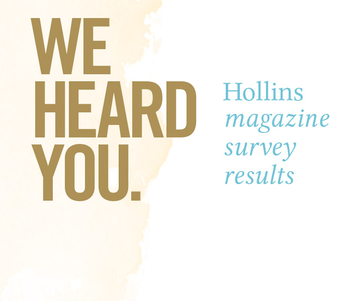 We Heard You: Hollins magazine survey results
