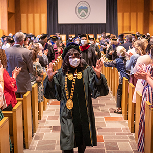 Mary Dana Hinton inauguration as president of Hollins University