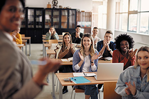 Students in classroom