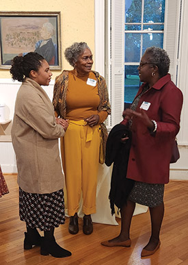 Alumnae/i at president's reception