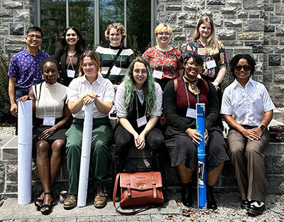 Hollins students attended the VT 2023 Summer Research Symposium