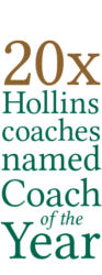 20X Hollins coaches named Coach of the Year