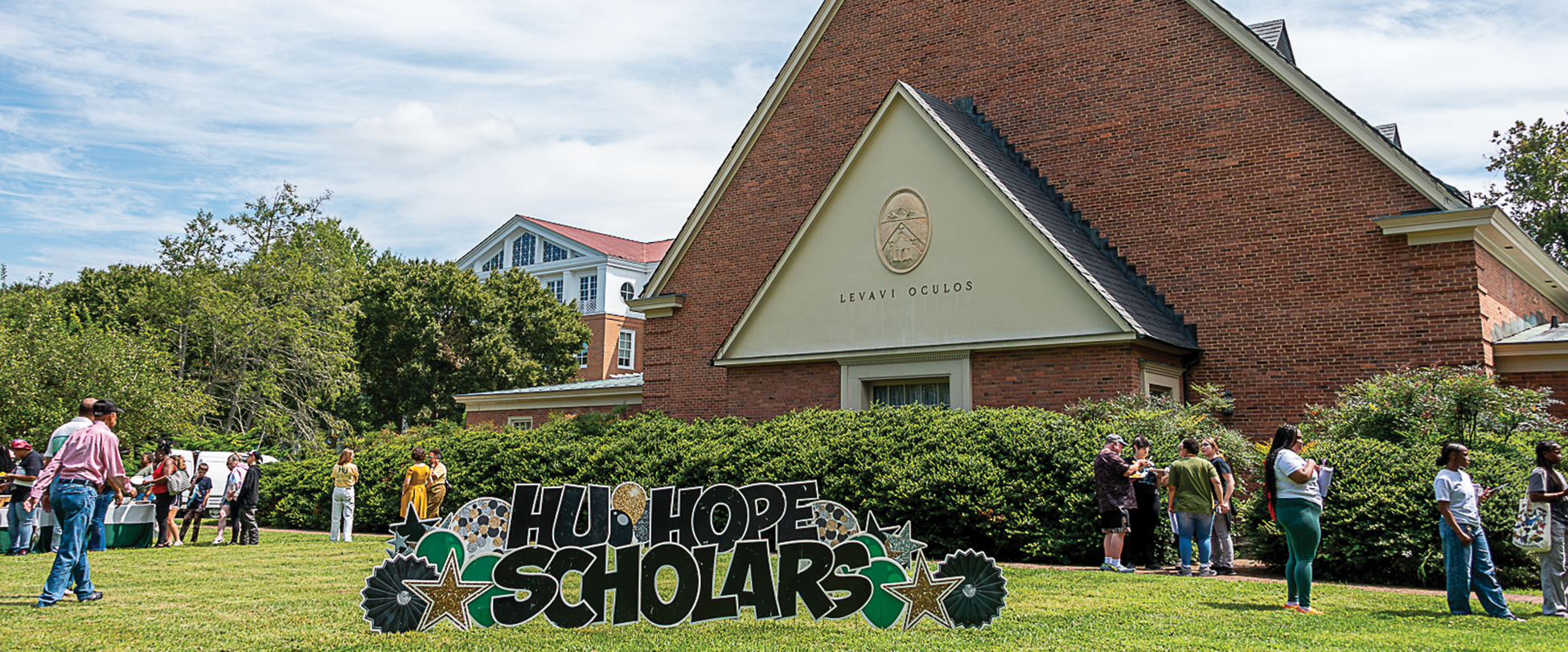 HOPE Scholars welcome event on chapel lawn