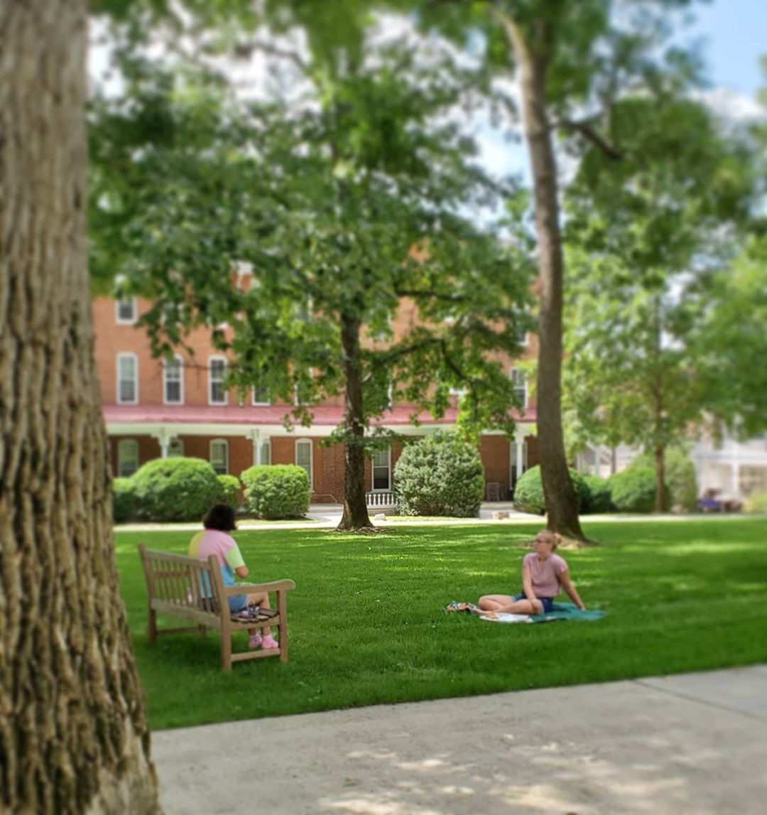 Students on Front Quad