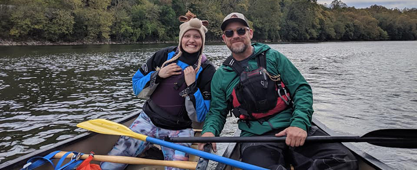 Jon Guy Owens and Maria Vest '21