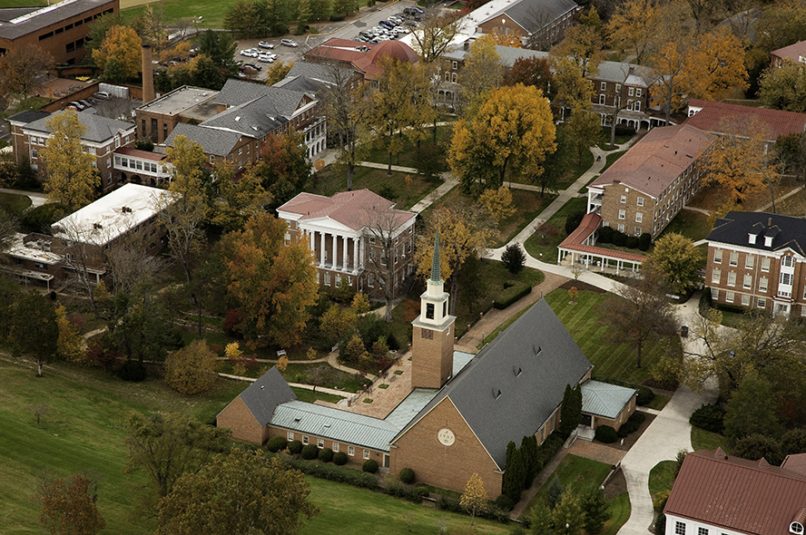 Aerial photo of Hollins