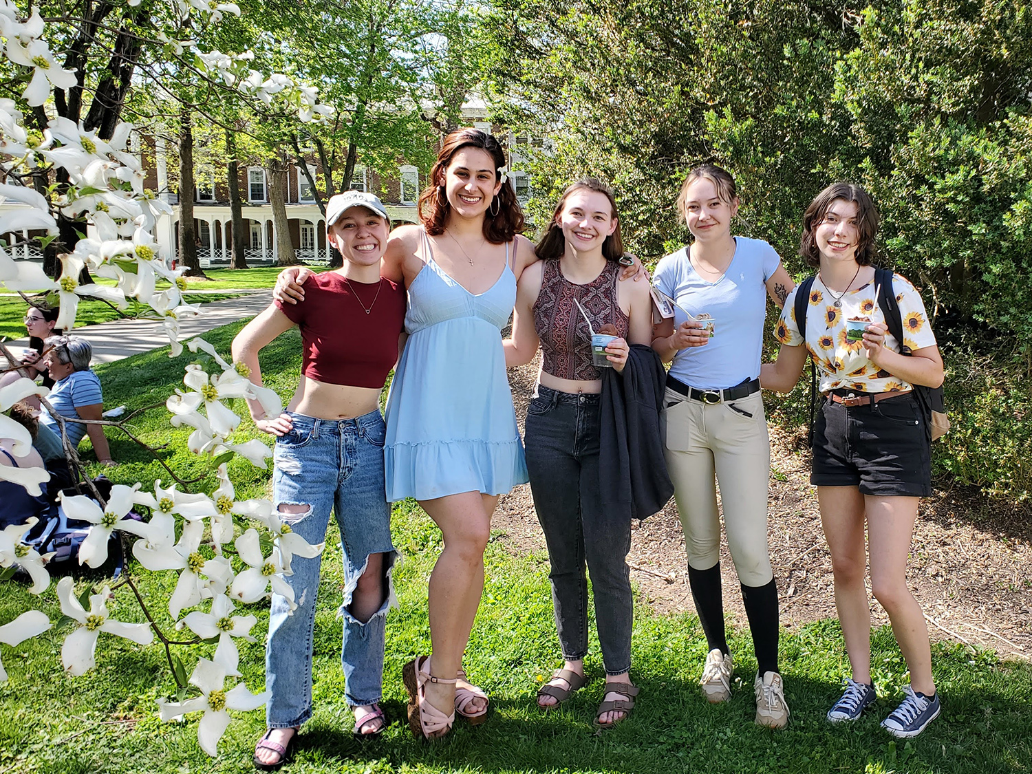 Students on Front Quad - Student Life - Campus Life Community Tab