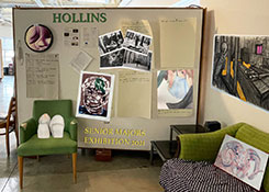 Hollins University senior studio art majors 2021