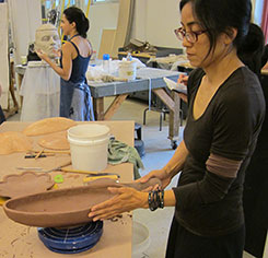 Women Working with Clay