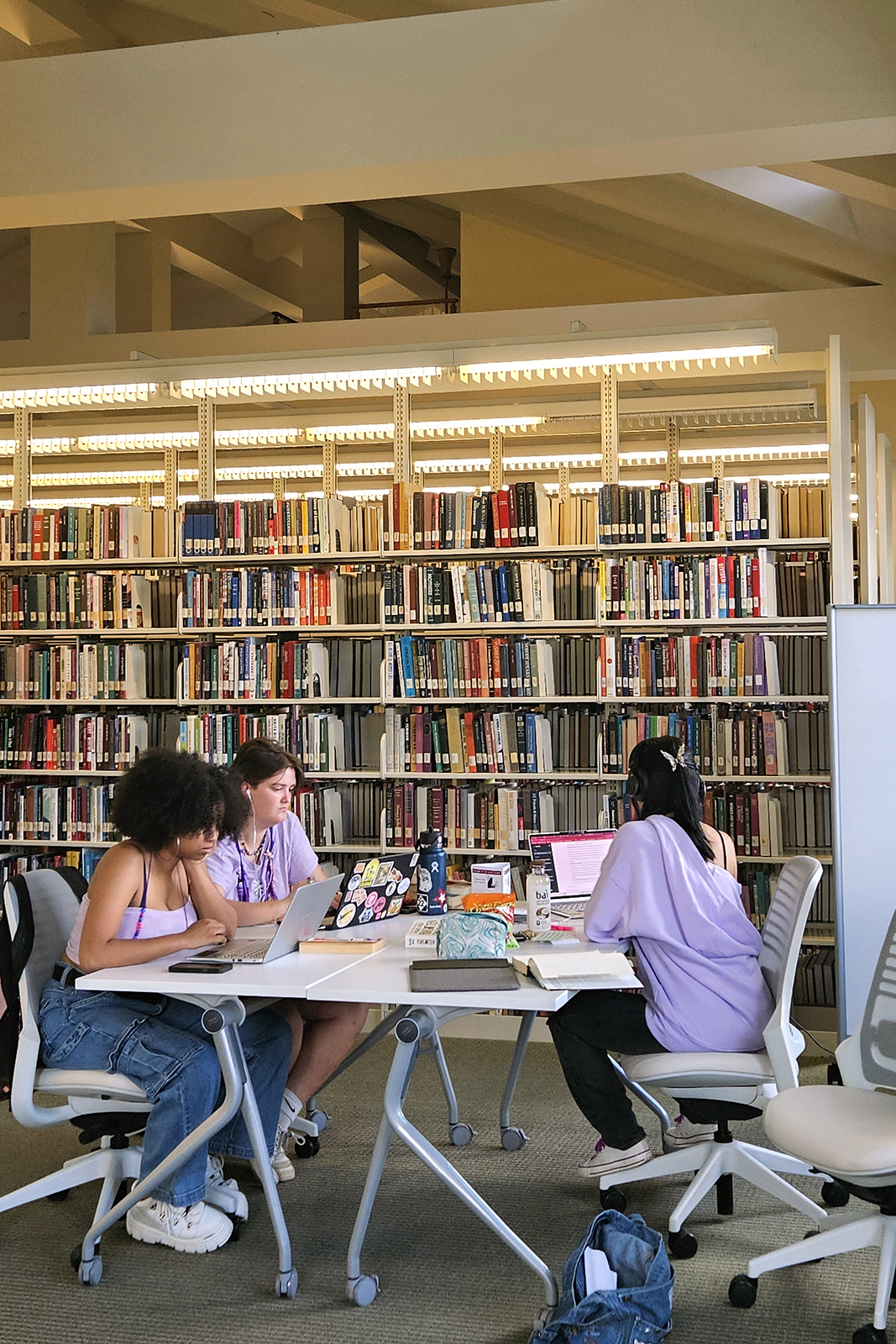 Second Floor Study Area - Library - Fall 2023