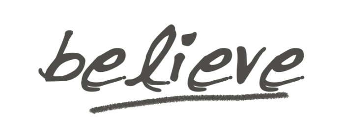 Believe - Sticker